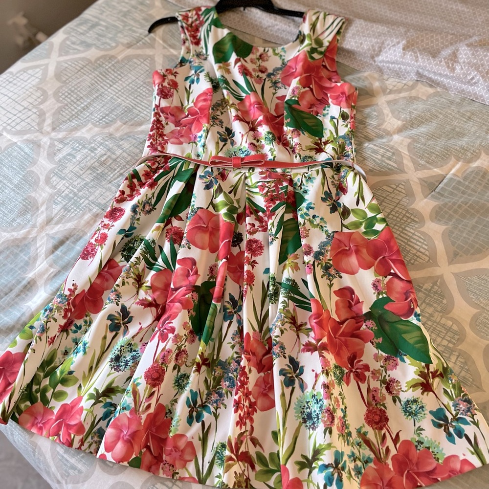 Floral cocktail dress